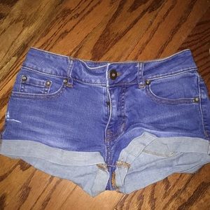 Denim shorts